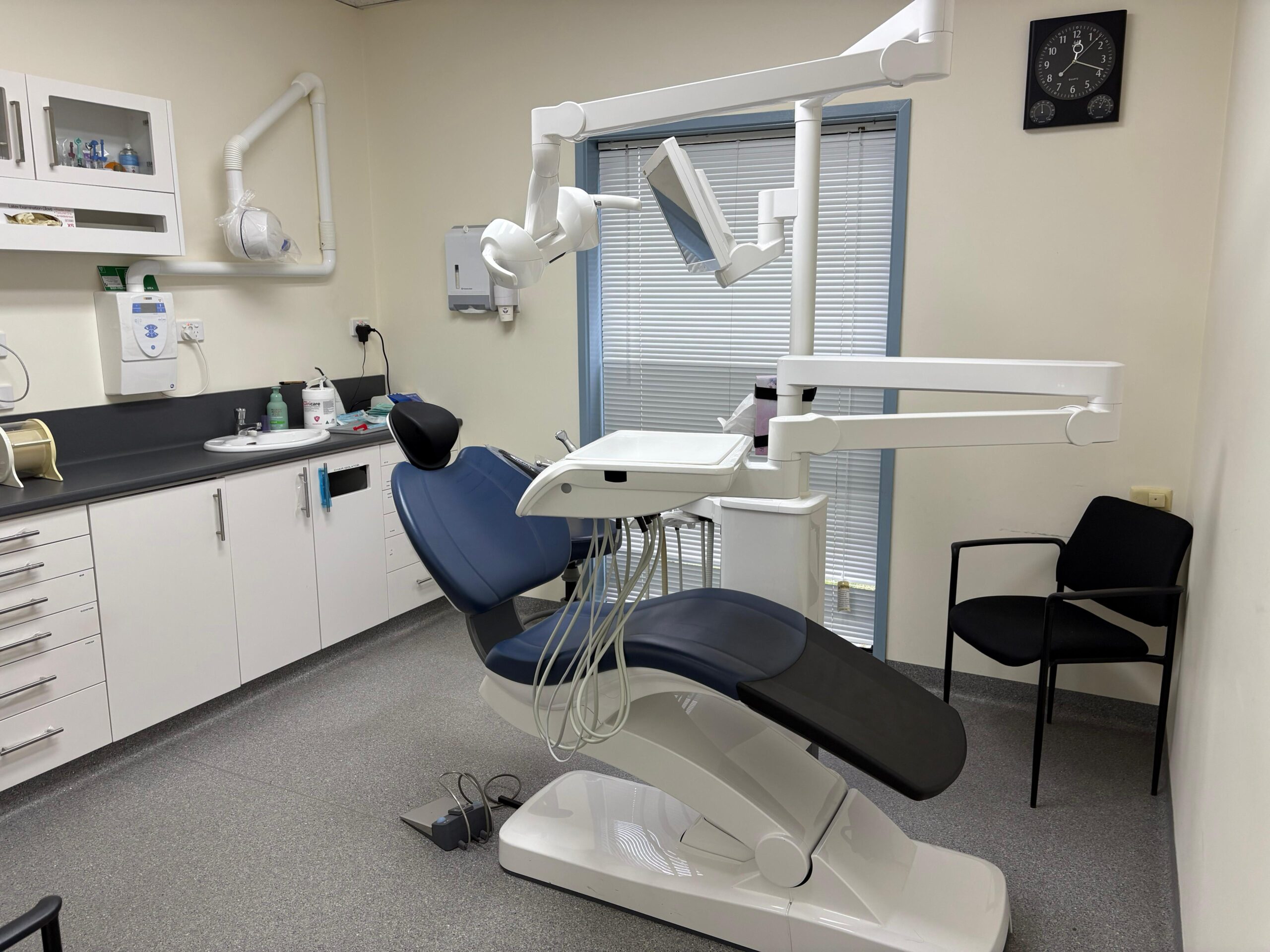 A dental treatment room at T32 Wantirna Mall Dental