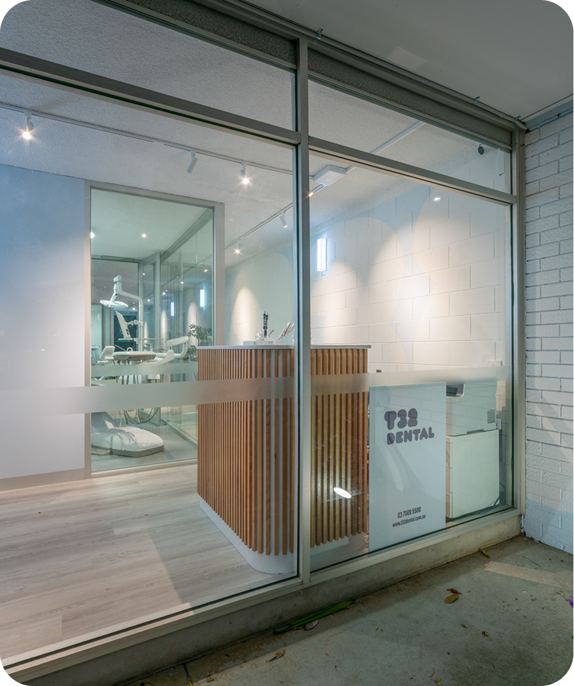 T32 Dental: modern Melbourne Dental Clinic interior, featuring reception and advanced equipment for patients in eastern Melbourne.